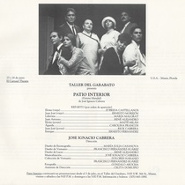 Program for the festival, International Hispanic Theatre Festival / Festival Internacional de Teatro Hispano VII