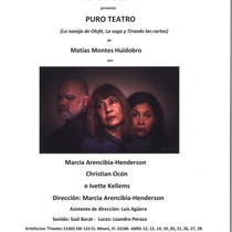 Program for the production, "Puro Teatro"