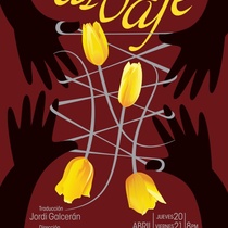 Poster for the theatrical production, Un dios salvaje