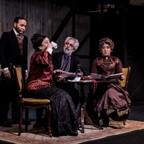 Photographs of the production, "La noche de las tríbadas".