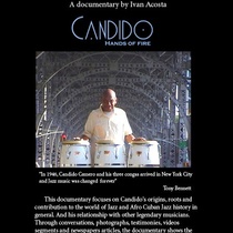 Poster for the documentary, Candido, Hands of Fire