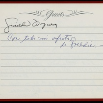 Guestbook, 1974