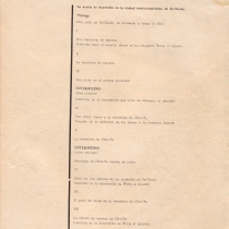 Program for the thetarical production, El alma buena de Se-Chuan