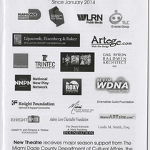 Program for the production, "The Cuban Spring" 