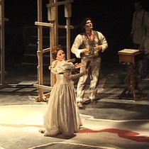 Photographs of the theatrical production, Parece Blanca