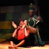 Photographs of the theatrical production, El Venerable