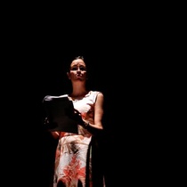 Photographs of the staged reading, Sonia se fue