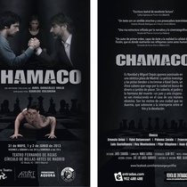 Postcard for the theatrical production, Chamaco