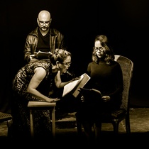 Photograph of the Reading, "Ifigenia Inmóvil"