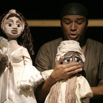 Photograph of the production, "La Virgencita de Bronce"