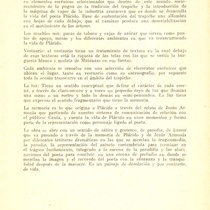 Program for the theatrical production, Plácido