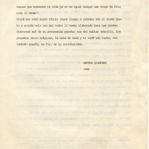 Program for the production, "Sábado corto"