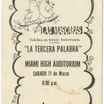 Program for the production, "La tercera palabra"