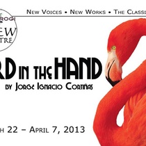 Poster for the production "Bird in the Hand"