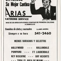 Program for the production, "Electra Garrigó" (Miami, 1978)