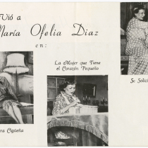 Program for the production, "Espíritu maligno"