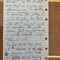 M. I. Fornés' handwritten note, "Preface"