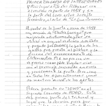 Letter from Francisco Morín to Carlos Espinosa, 1998