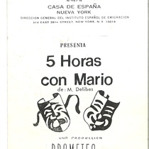 Program for the production, "5 horas con Mario"