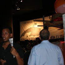 Photograph of the exhibit, "A la eterna memoria"