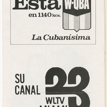 Program for the production, "Cecilia Valdés"