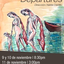 Poster for the production "Departures" in Miami