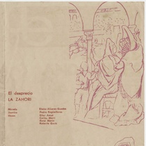 Program for the theatrical production, Sainetes andaluces (Teatro Estudio)