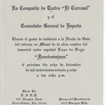 Invitation, "Fuenteovejuna"