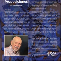 Program for the theatrical production, Proposiciones