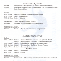 Program for the "Festival Elsinor 2011"