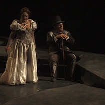 Photographs of the theatrical production, Parece Blanca