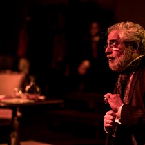 Photographs of a rehearsal, "La noche de la tríbadas"