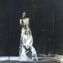 Photographs of the theatrical production, El macho y el guanajo (Santiago de Cuba, 1973)