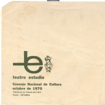 Program for the theatrical production, Bernarda