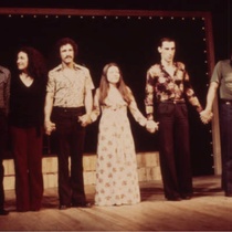 Photograph of the theatrical production, Cap-a-Pie