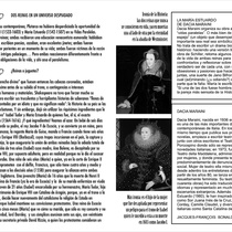 Program for the production, "María Estuardo o La estrella de su nombre se quemó"