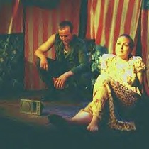 Scene from the theatrical production, Alchemy of Desire / Dead Man's Blues (Text with Songs)