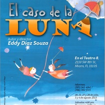 Postcard for the production, "El caso de la luna"