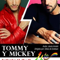 Poster for the production, Tommy y Mickey