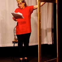 Photographs of the staged reading, El príncipe y el mar