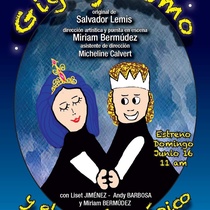 Poster for the production "Gigi y Momo" in Miami