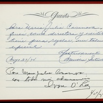 Guestbook, 1974