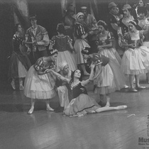 Mercedes Vergara, Sonia Calero, Alicia Alonso, Caridad Martínez in the Ballet "Giselle"