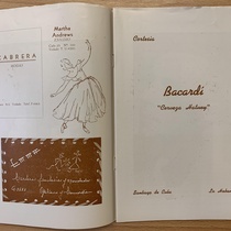 Program for the theatrical production, Le Médecin Malgré Lui and L'Apollon de Marsac