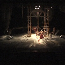 Photographs of the theatrical production, Parece Blanca