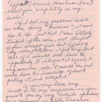 Letter from Patricia (Jiménez Rojo) to María Julia Casanova