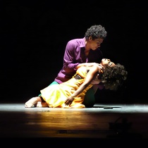 Photographs of the theatrical production, María Antonia