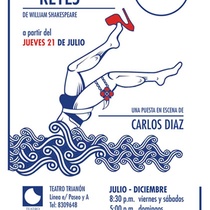 Flyer for the production, "Noche de reyes"