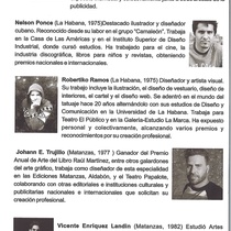 Program for the exhibit, Estaciones gráficas