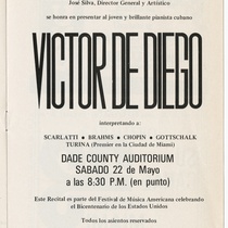 Program for the production, "El rey y yo"